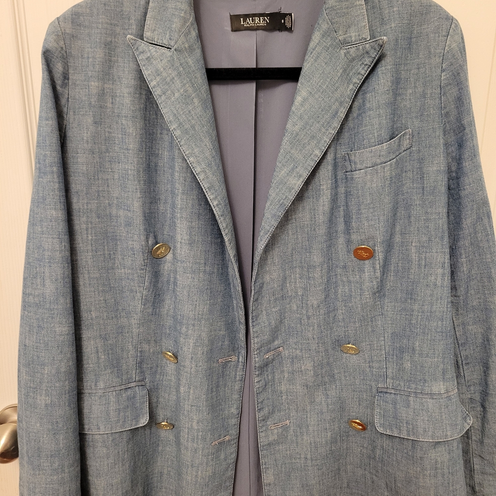 Lauren Ralph Lauren Chambray Blazer
